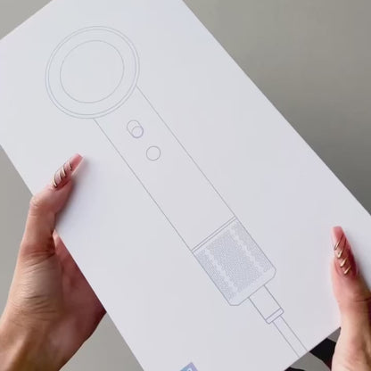 Secadora de Cabello con Iones Negativos 1650W - Pantalla LED Digital